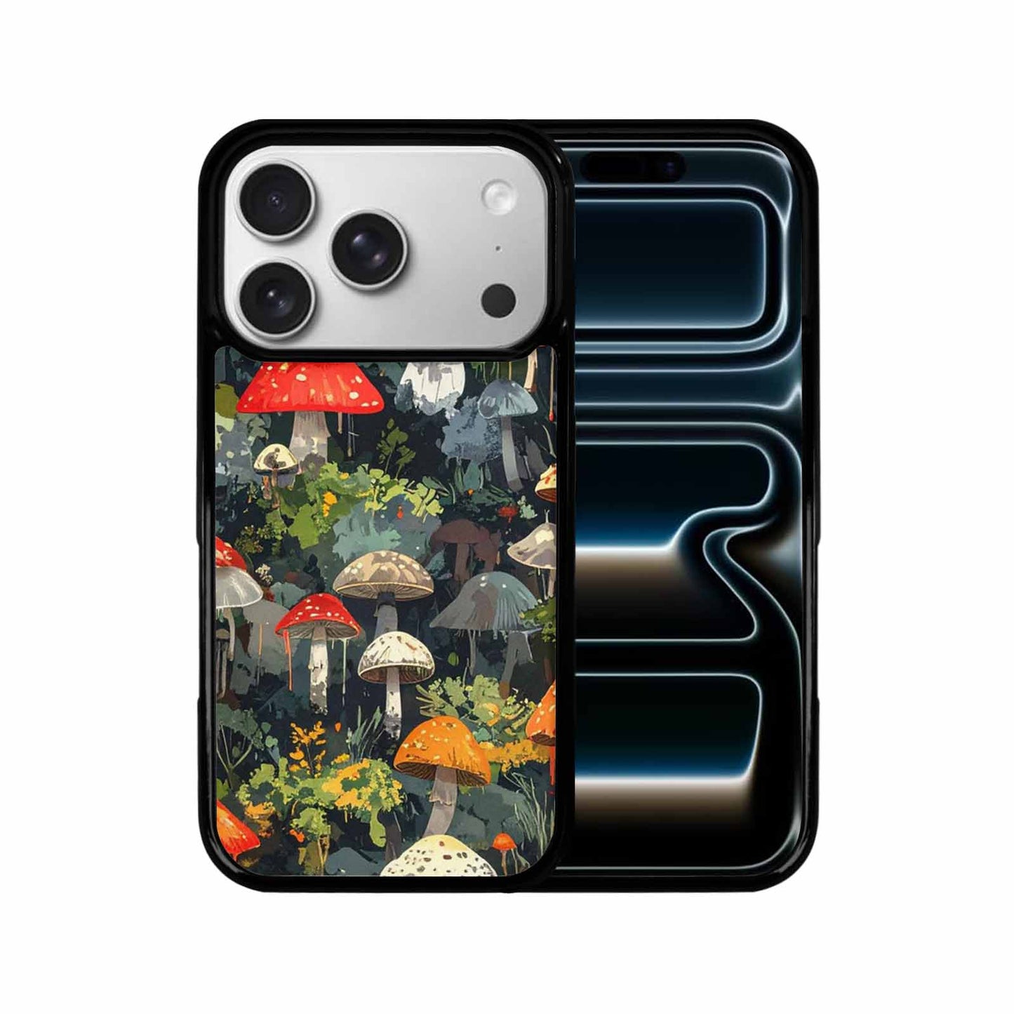 iPhone 17 Pro Case — Mushrooms Camomushrooms Patter Cwy Camo, Custom Phone Case