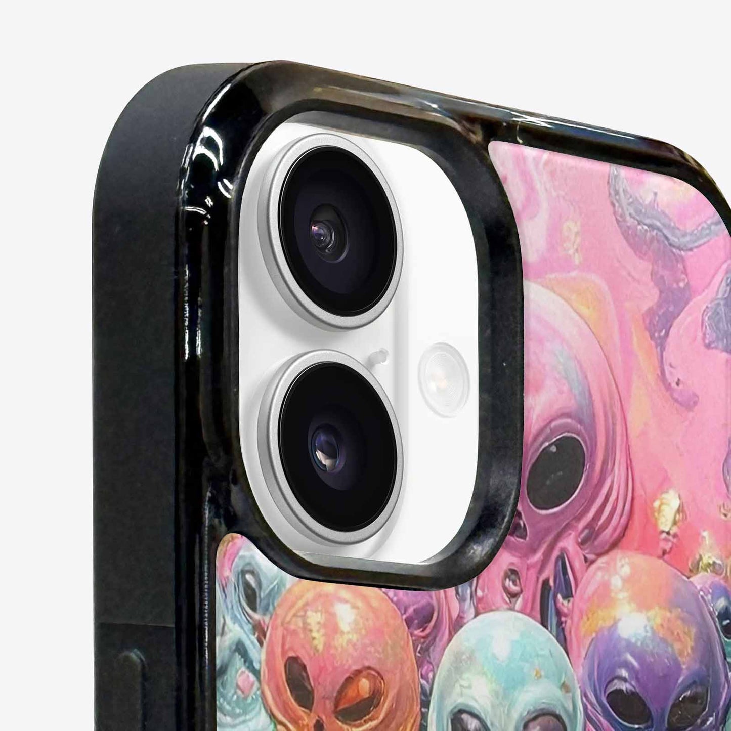iPhone 16 Case — Aliens Marblemelting Aliens Pa L2w Personalized, Custom Phone Case