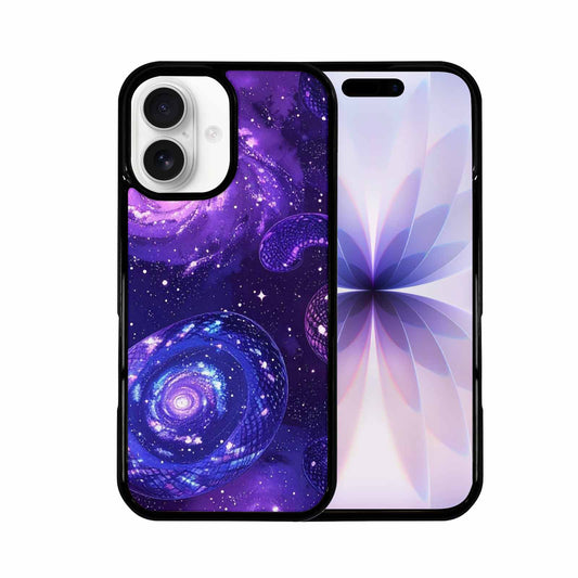 iPhone 17 Case — Snake Print Galaxy Seamless Animal Print, Customized Protective Case