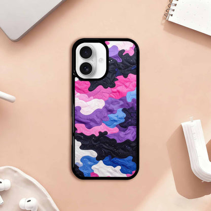 iPhone 17 Case — Vivid Camo Genderfluid Camo, Customized Protective Case