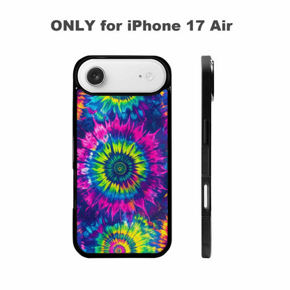 iPhone 17 Air Case — Tie Dye Neon Acid Blended Tie, Personalized Phone Case