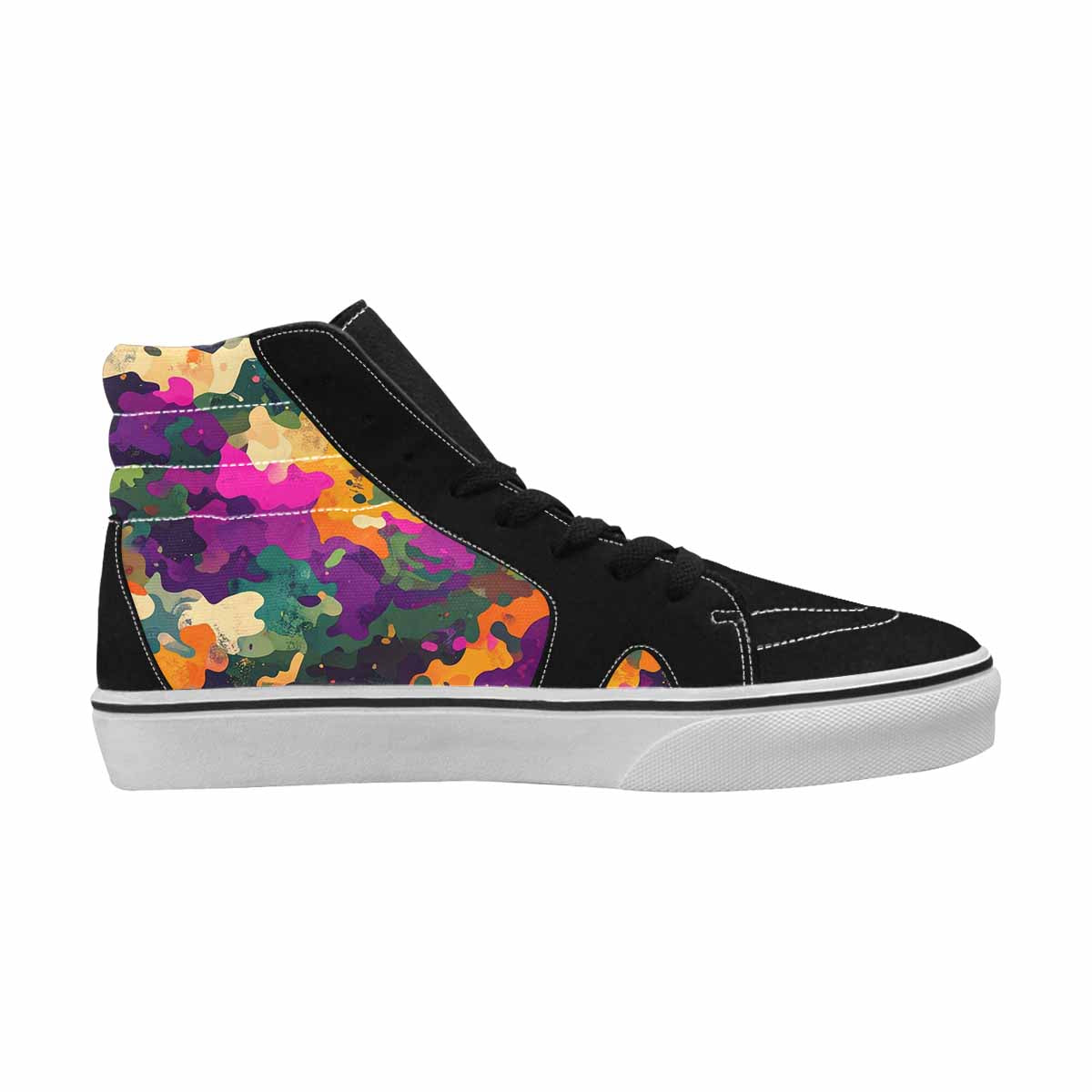 MEN'S Military Camouflage Blotch High Top Canvas Cottagecore Shoes