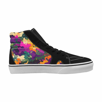 MEN'S Military Camouflage Blotch High Top Canvas Cottagecore Shoes