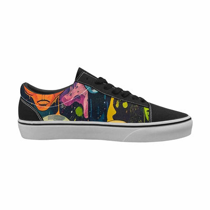 WOMEN'S Aliens × Camo Aliens Lace-Up Canvas Aesthetic Custom Shoes