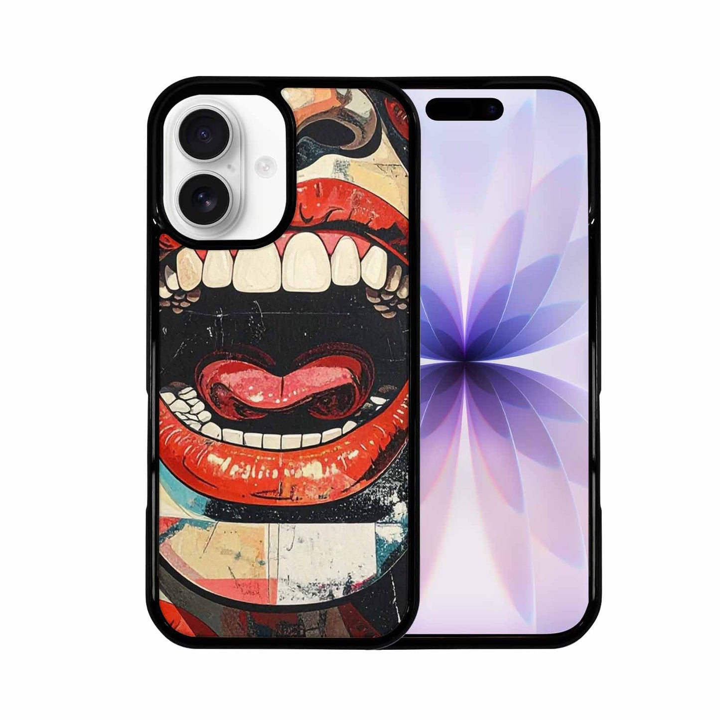 iPhone 17 Case — Googly Cartoon Mouths Cartoon Cute, Custom Phone Case
