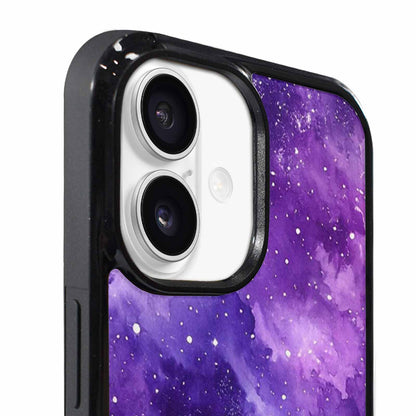 iPhone 17 Case — Galaxy Art Purple Nebula Galaxy Space, Custom Art Phone Cover