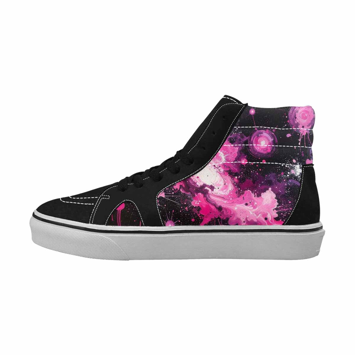 MEN'S Galaxy Nebula High Top Canvas Kaleidoscope Sneakers