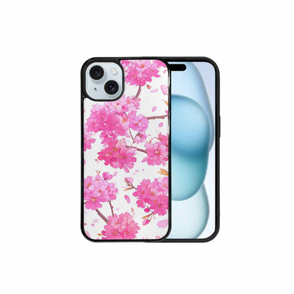 iPhone 15 Plus Case — Cherry Blossom Branch Cherry Blo, Custom Designed Case Cover