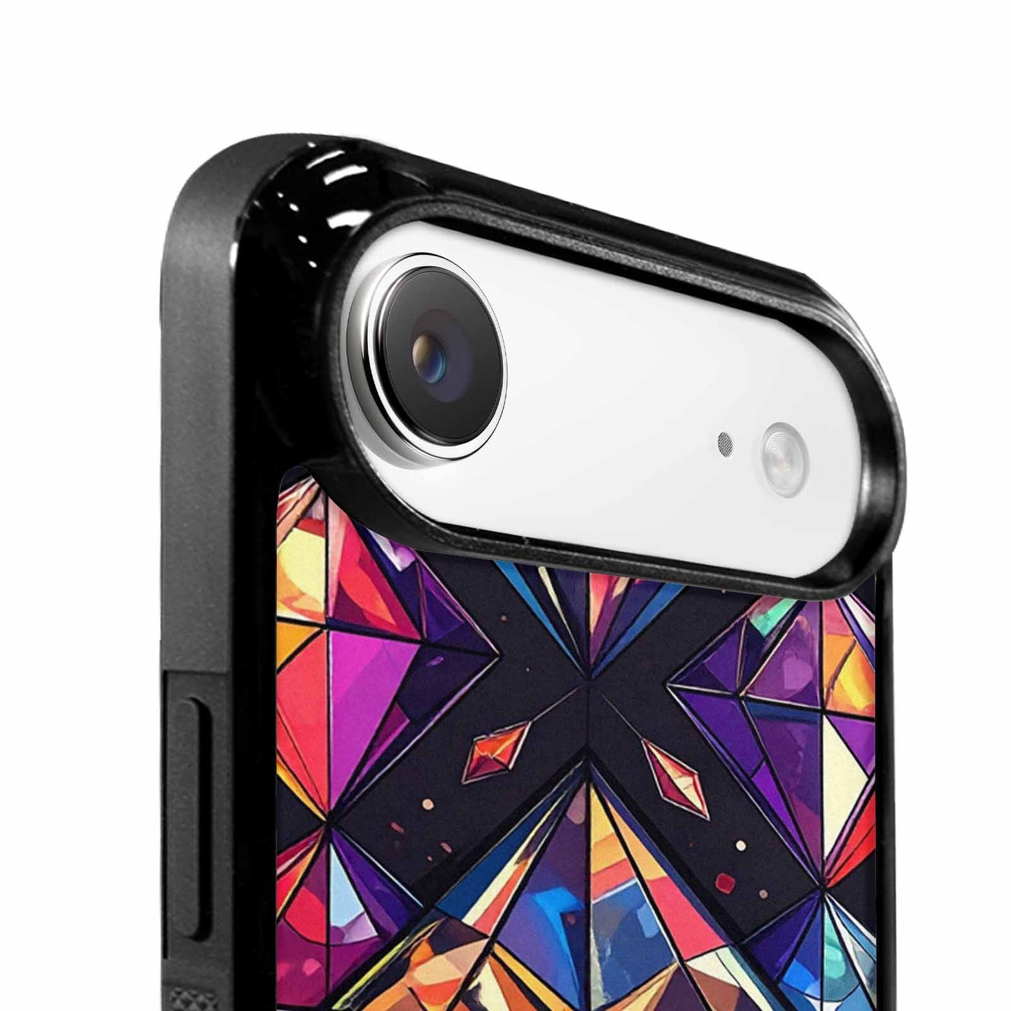 iPhone 17 Air Case — Foil Optical Illusion Op Original Art, Custom Print Case Cover