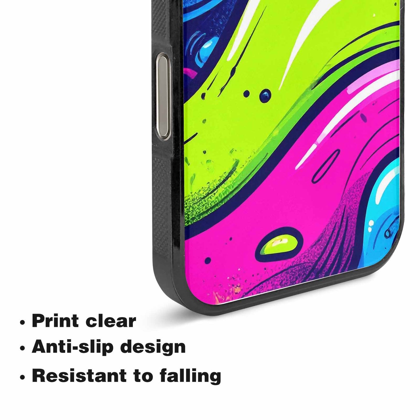 iPhone 15 Pro Max Case — Acid Wash Cartoon Custom Personalized Phone, Personalized Phone Case