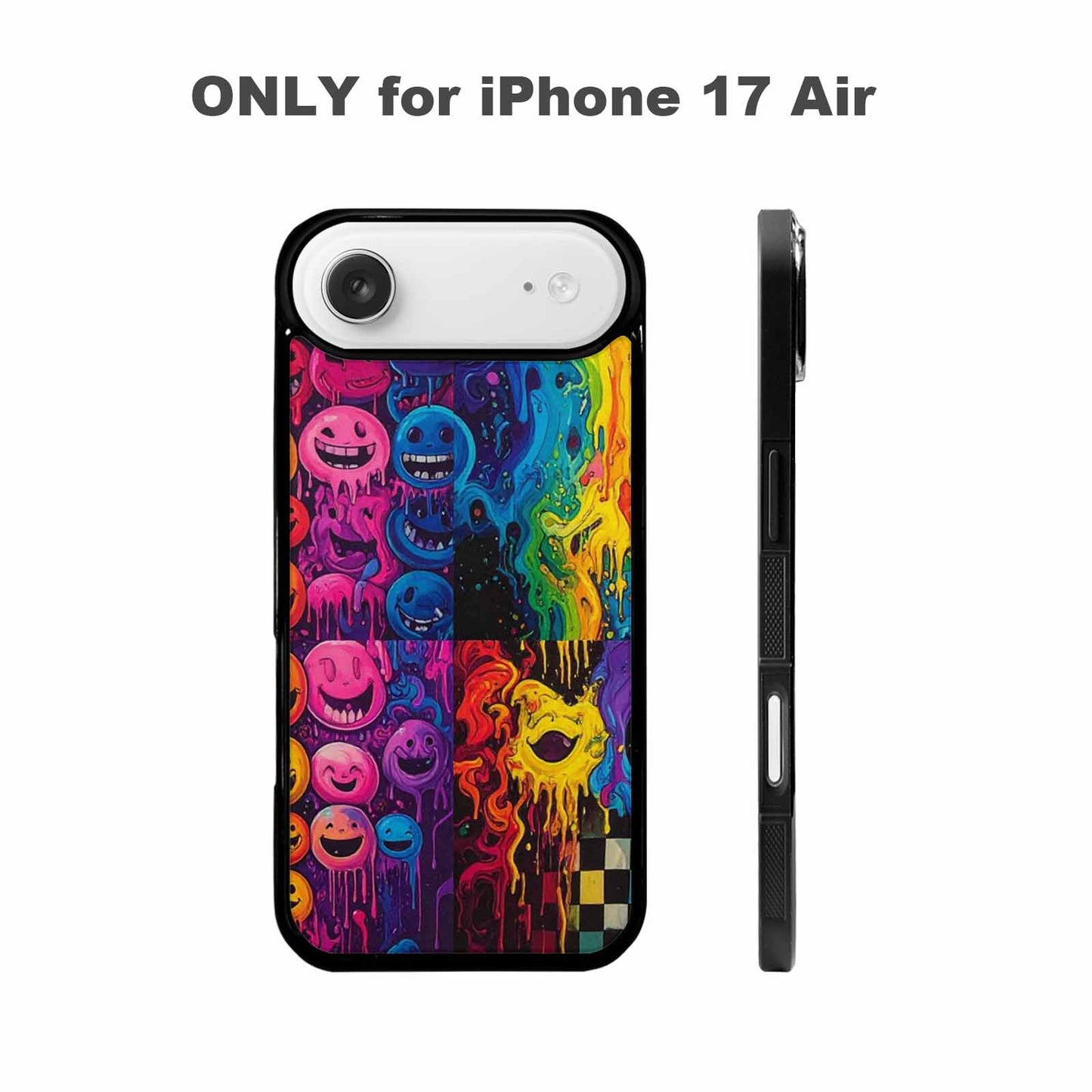 iPhone 17 Air Case — Small Yellow Smiley Face Acid Original, Original Design Phone Case