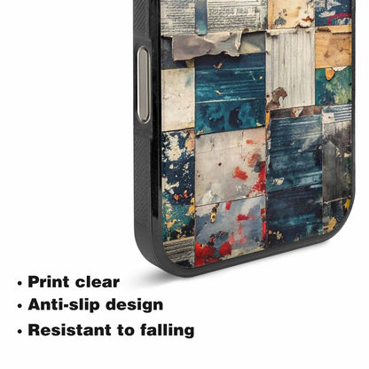 iPhone 16 Pro Case — Distressed Grunge Texture Pattern Hundreds Of, Custom Printed Phone Case