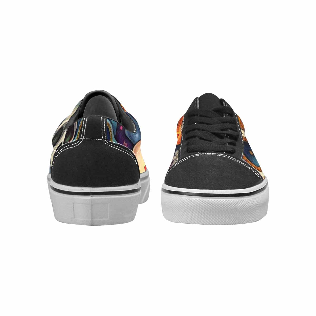 MEN'S Skull Canvas Lace-Up Cottagecore Custom Shoes