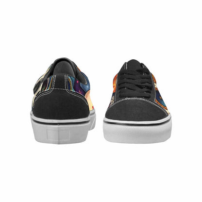 MEN'S Skull Canvas Lace-Up Cottagecore Custom Shoes