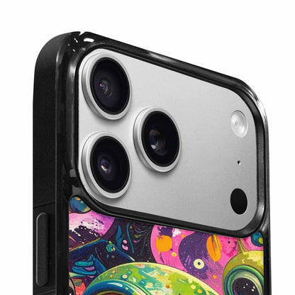 iPhone 17 Pro Max Case — Seamless Tileable Pattern Of Alien Scifi, Custom Phone Case