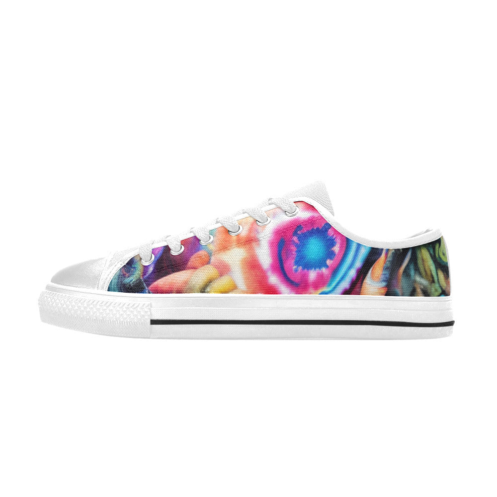WOMEN'S Cc Tie Dye Woman Canvas Grunge Shoes