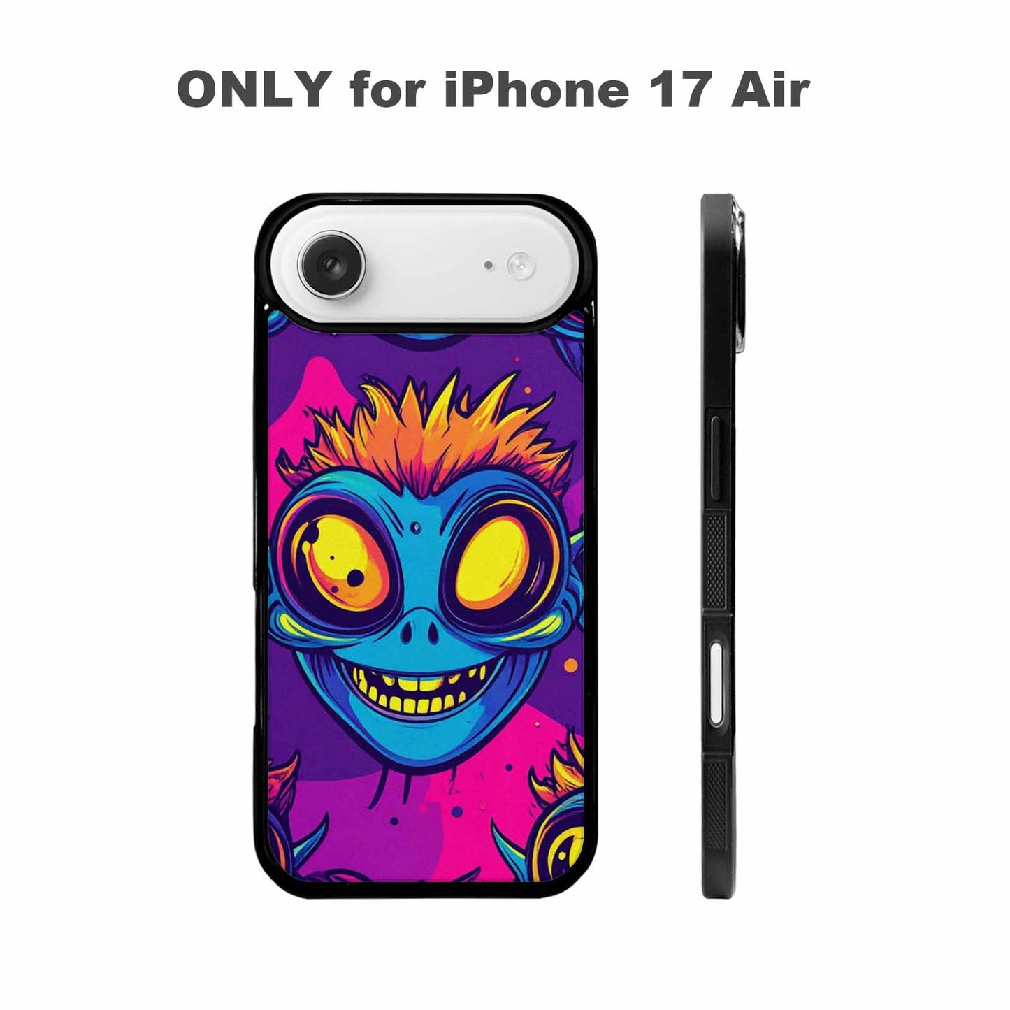 iPhone 17 Air Case — Alien Ufo Cartoon Art Pattern Alien, Personalized Phone Case
