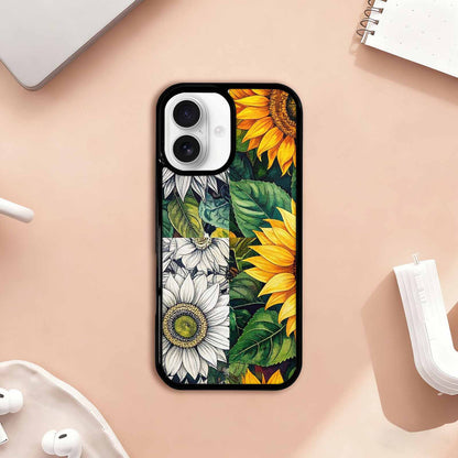 iPhone 17 Case — Small Sunflower Pattern, Randomly Floral, Customized Protective Case