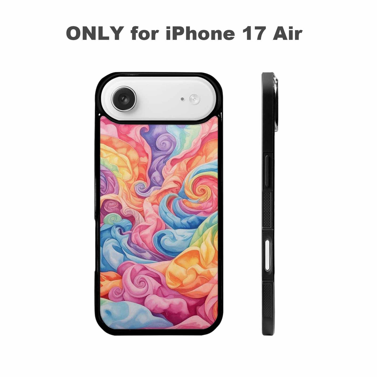 iPhone 17 Air Case — Tie Dye Swirls Tie Dye Tie, Original Design Phone Case