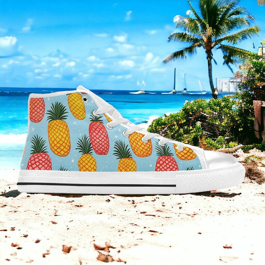 Jellyfish Green Emerald Radiant MEN Bold Art - Freaky Shoes | Custom Art Sneakers
