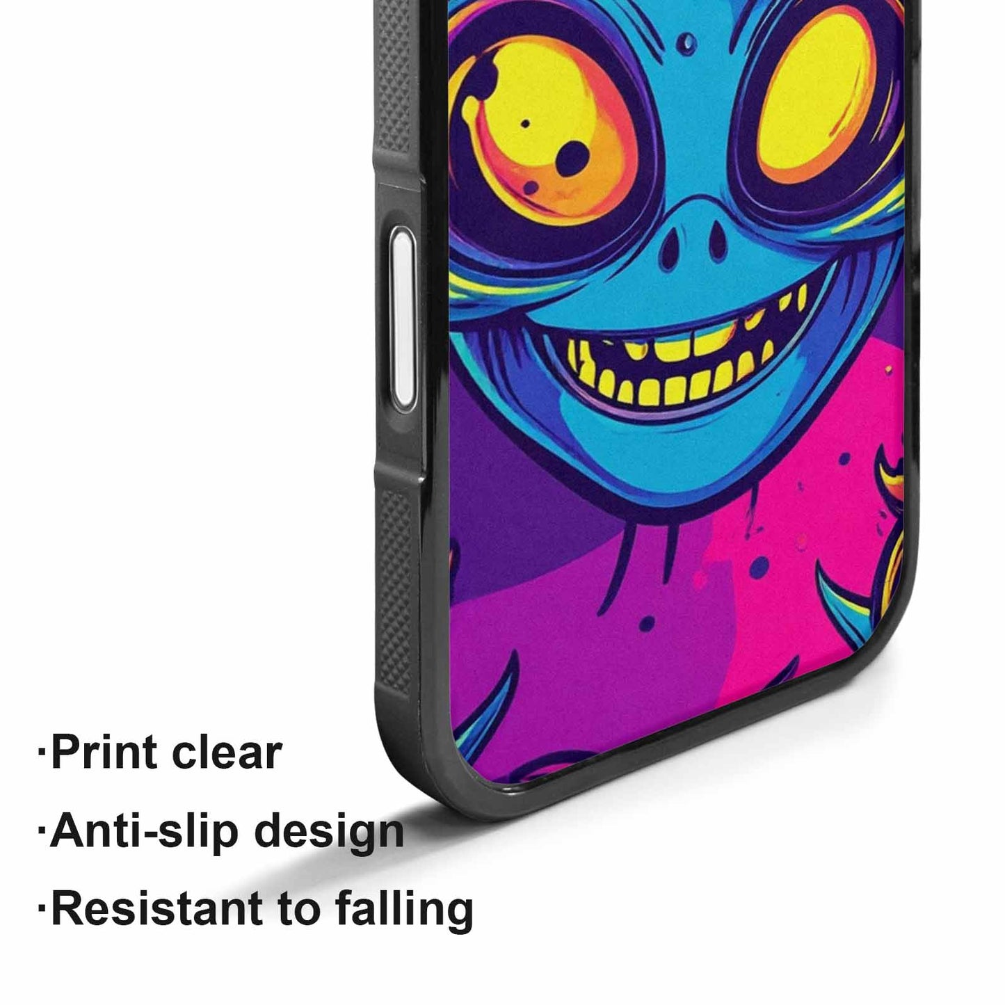 iPhone 17 Case — Alien Ufo Cartoon Art Alien Scifi, Unique Phone Case Design