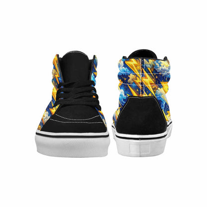 WOMEN'S Lightning Bolt High Top Canvas Aesthetic Shoes