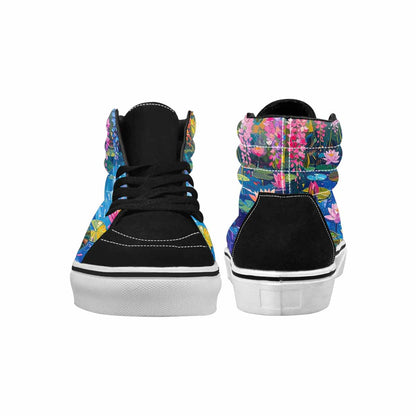 MEN'S Monet Impressionist High Top Canvas Grunge Custom Shoes