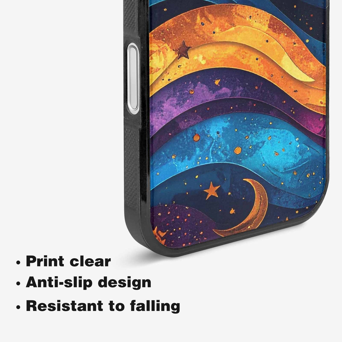 iPhone 16 Case — Steampunk Galaxy Art Seamless Pattern Vibrant, Custom Made Phone Cover