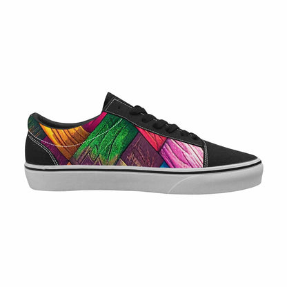 MEN'S Polysexual Flag Color Canvas Lace-Up Dreamcore Custom Sneakers
