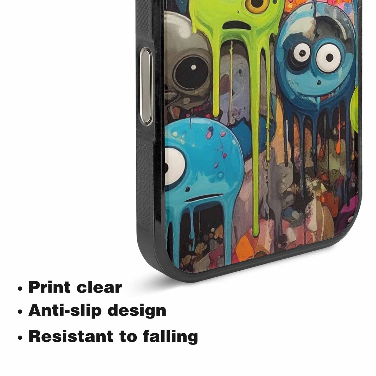 iPhone 16 Pro Case — Aliens Camomelting Aliens Patt Fgd, Customized Protective Case