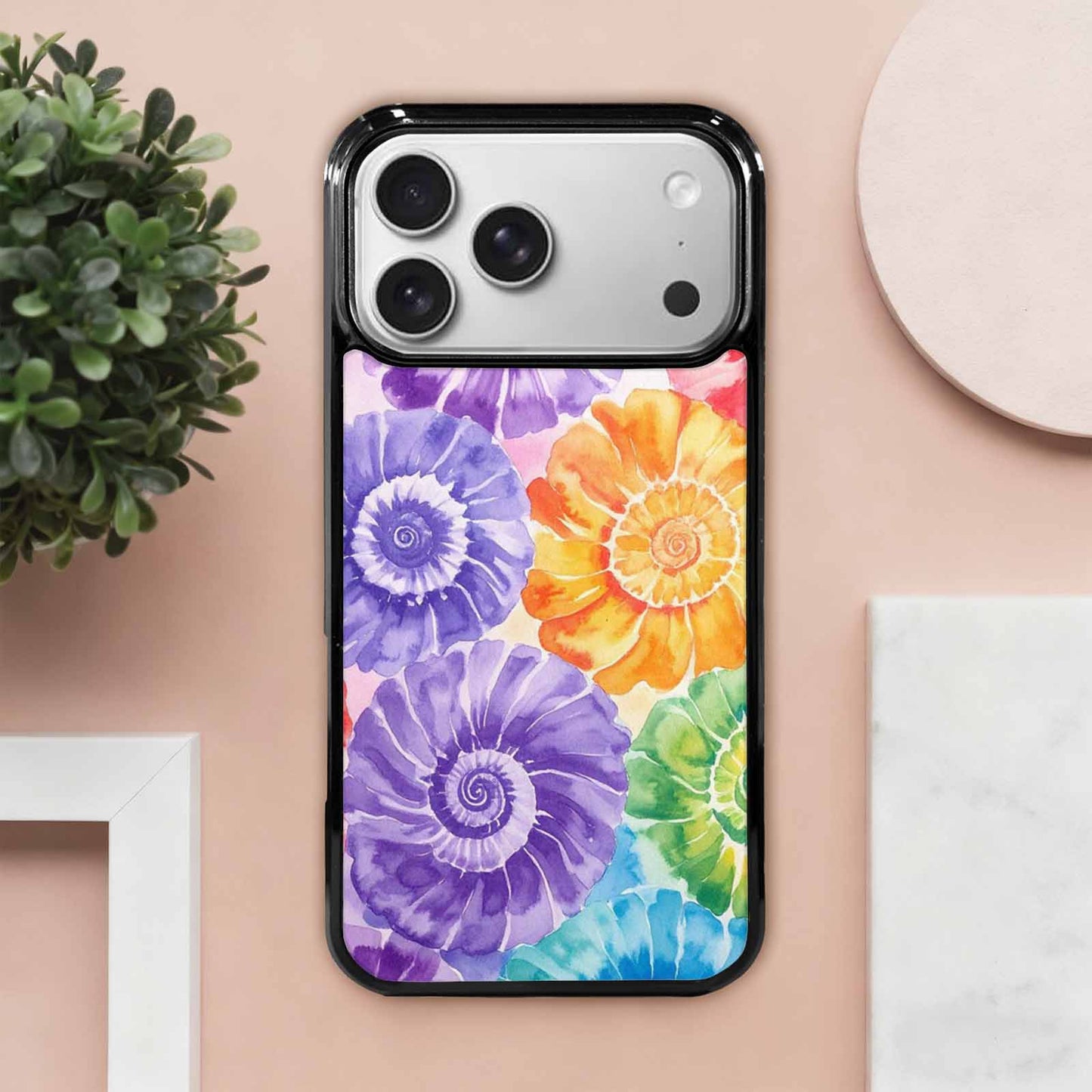 iPhone 17 Pro Max Case — Small Tie Dye Swirl Tie Dye, Custom Print Case Cover