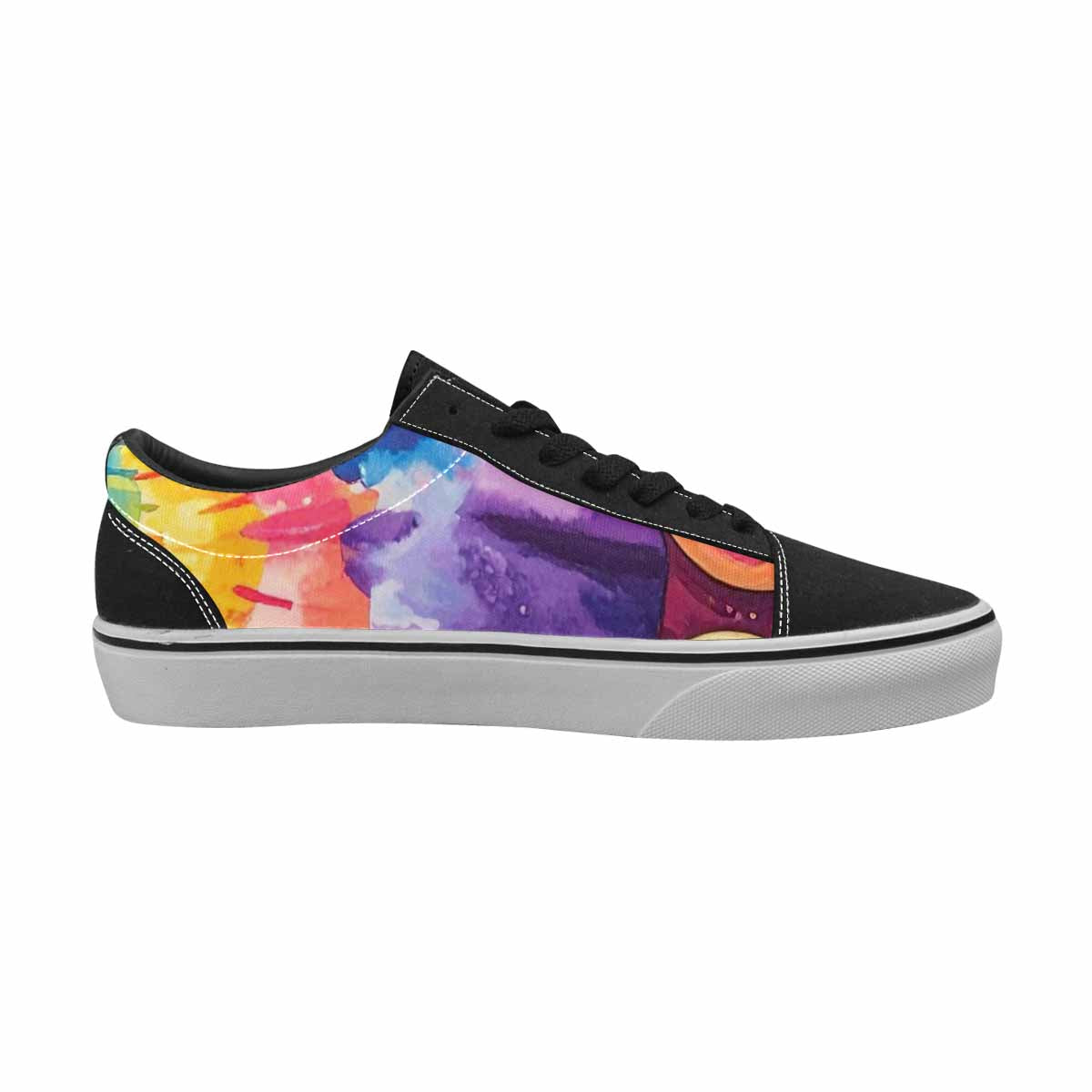 WOMEN'S Smiley Facessmiley Faces  Lace-Up Canvas Dreamcore Shoes