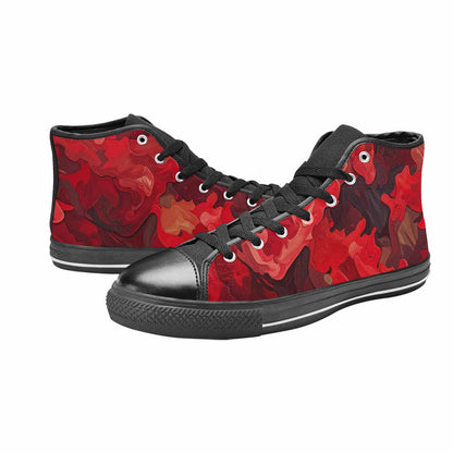 WOMEN'S Military Camouflage Blotch High Top Canvas Dreamcore Shoes