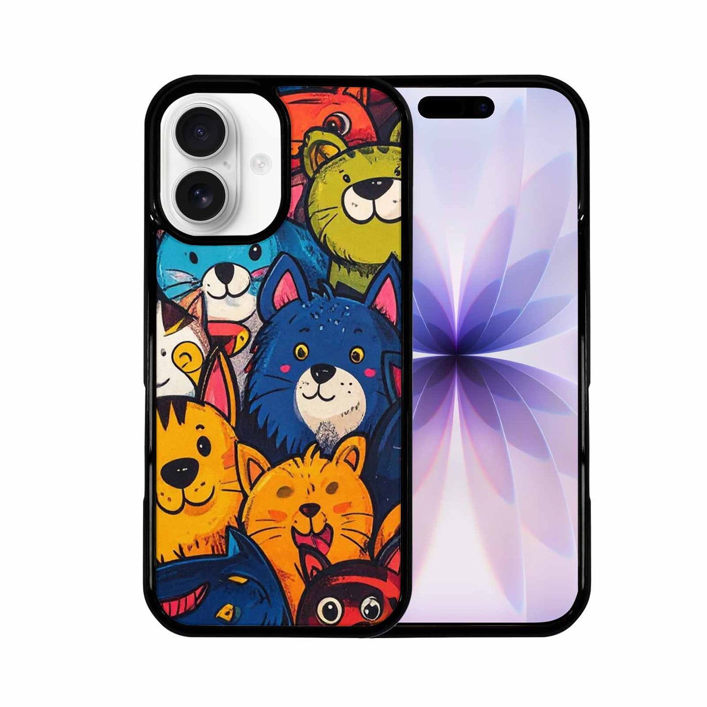 iPhone 17 Case — Seamless Tileable Pattern Of Cartoon Cute, Custom Designed Case Cover