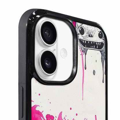 iPhone 17 Case — Black &amp; Pink Ink Cartoon Cute, Custom Made Phone Cover