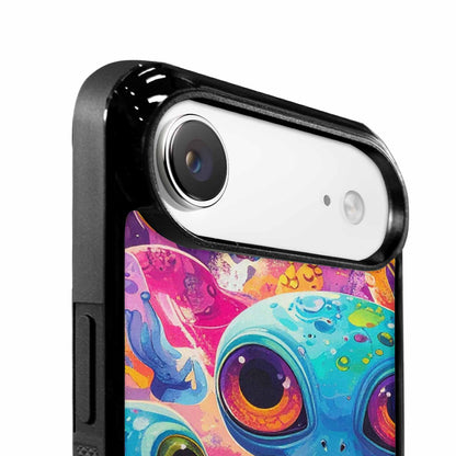 iPhone 17 Air Case — Cartoon Alien Characters Alien Scifi, Custom Art Phone Cover