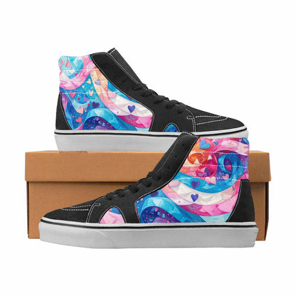 WOMEN'S Pride High Top Canvas Custom Fashion Vivid Custom Canvas Shoes