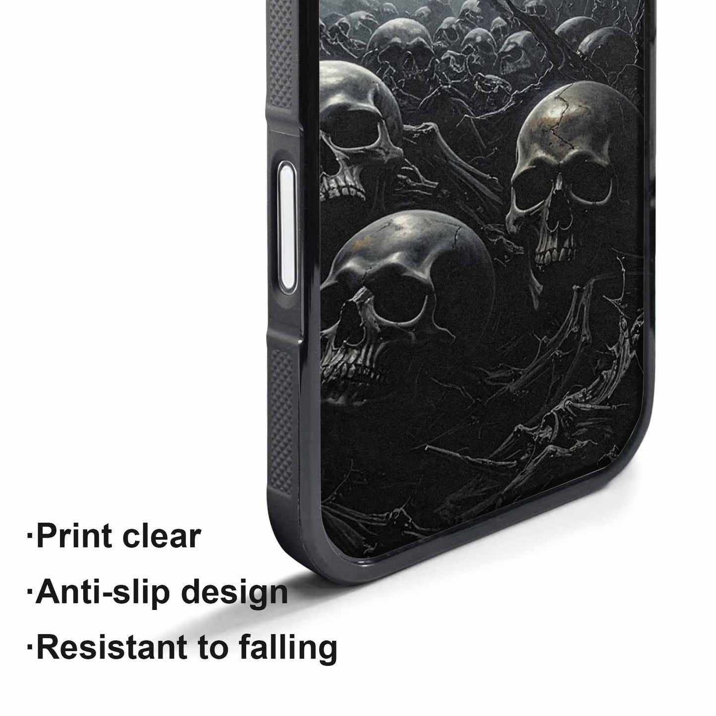 iPhone 17 Air Case — Skull Dark Art Gothic Print Gothic, Custom Phone Case