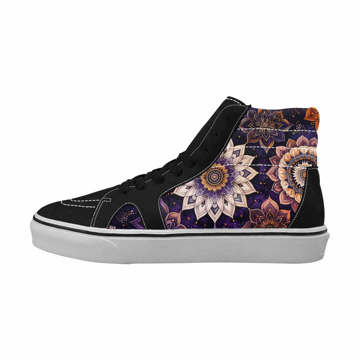 WOMEN'S Mandala High Top Canvas Cottagecore Custom Shoes