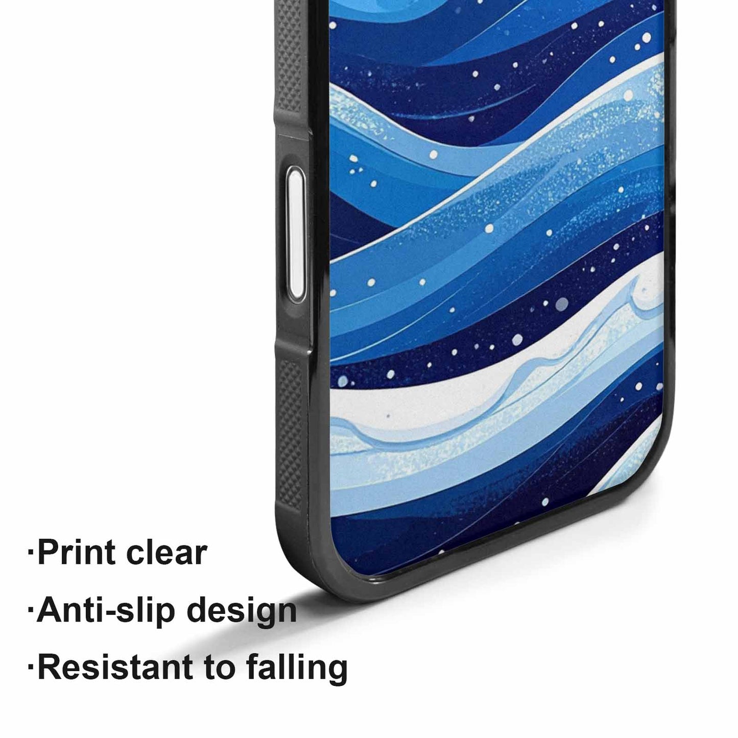 iPhone 17 Case — Glossy Winter Wave Cartoon Cute, Custom Phone Case