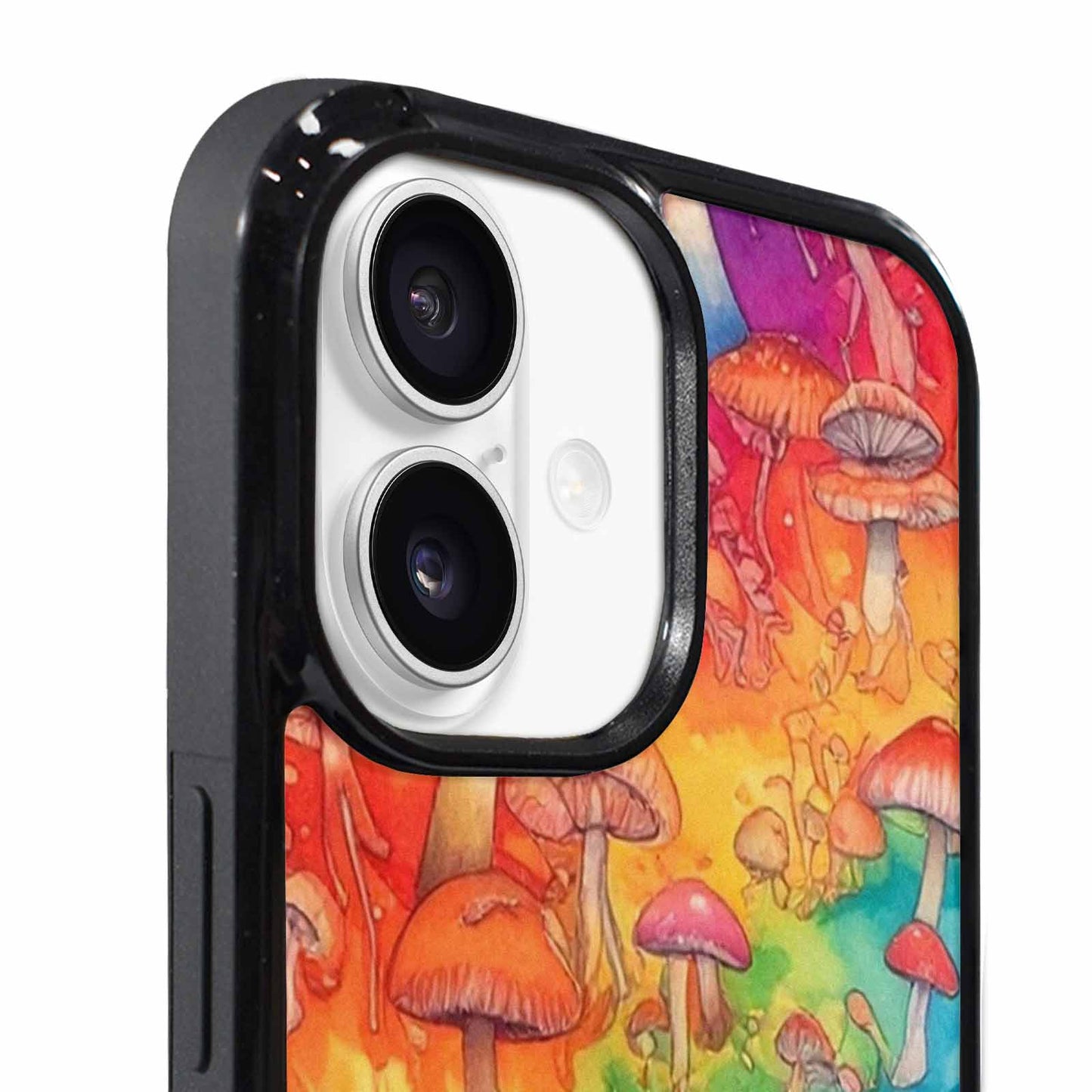 iPhone 17 Case — Mushrooms Tie Dyemushrooms Pat Tie Dye, Unique Phone Case Design