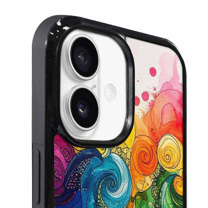iPhone 17 Case — Tie Dye Swirls (black Tie Dye, Custom Art Phone Cover
