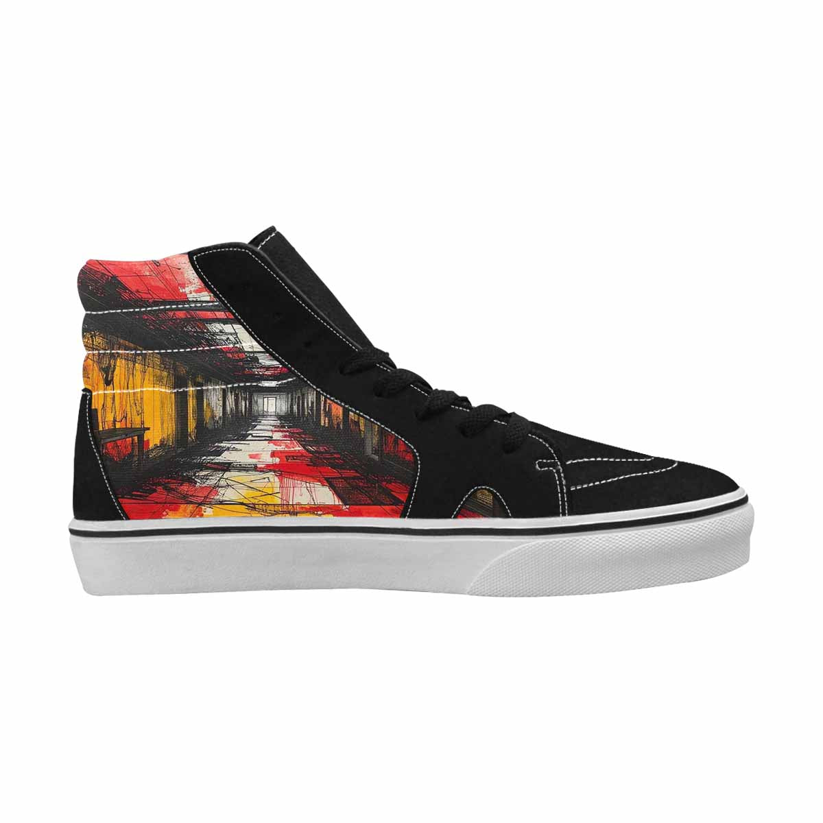MEN'S Liminal Space Fragment High Top Canvas Aesthetic Shoes
