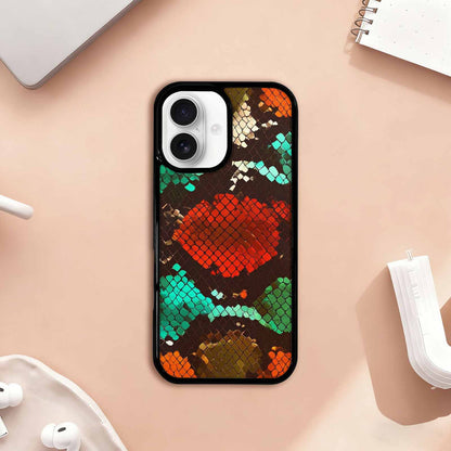 iPhone 17 Case — Snake Print Dark Seamless Animal Print, Custom Print Case Cover