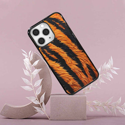 iPhone 15 Pro Max Case — Bold Tiger Stripe, Custom Art Phone Cover