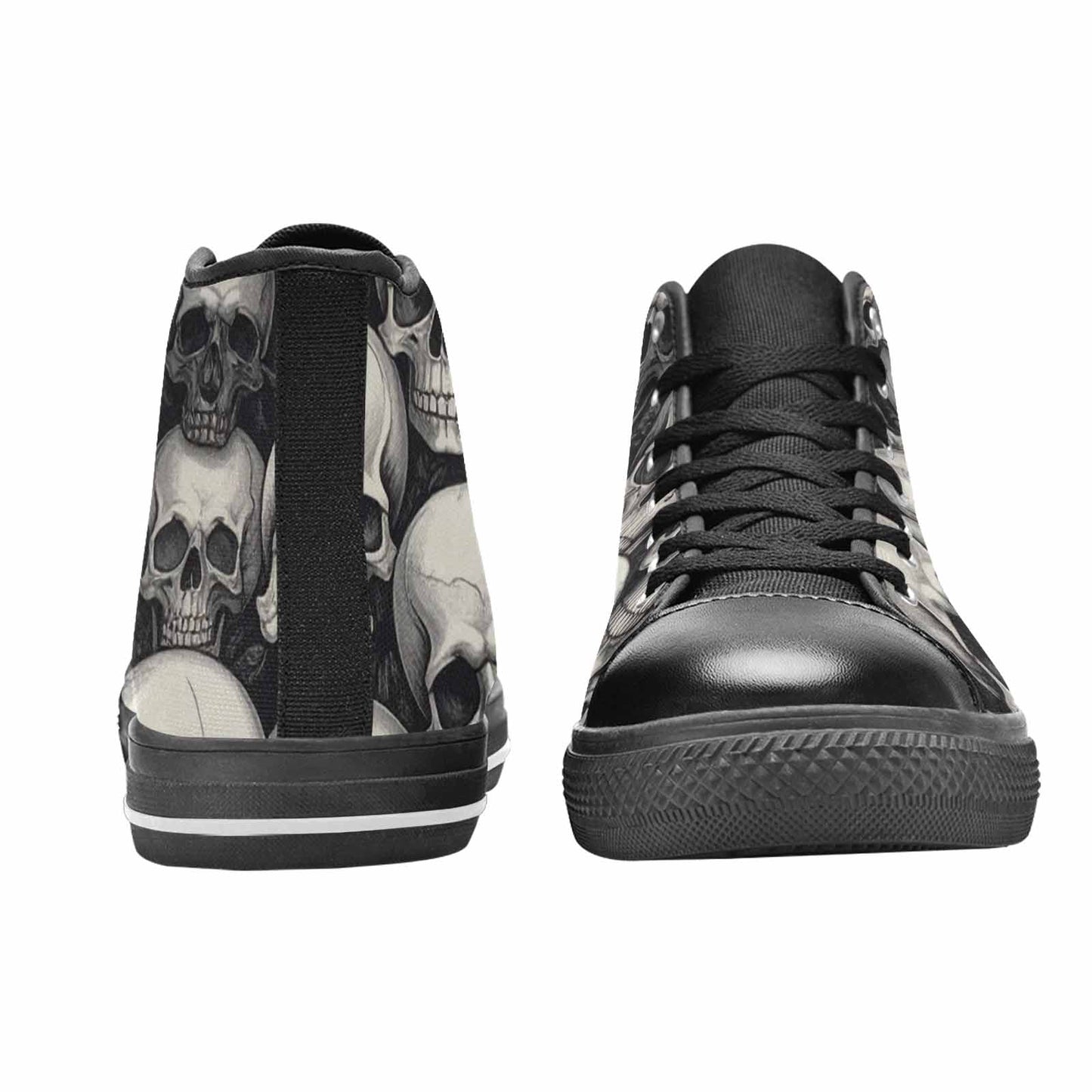 WOMEN'S Skulls - Classic High Top Canvas Vivid Shoes