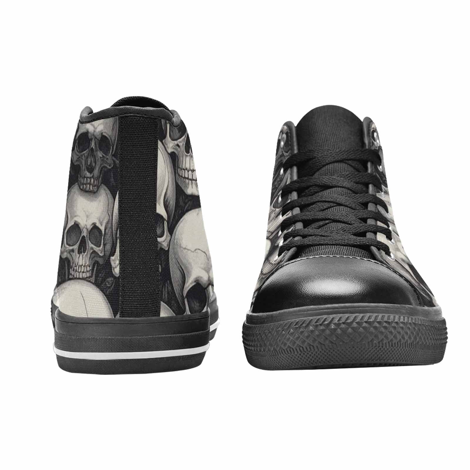 WOMEN'S Skulls - Classic High Top Canvas Vivid Shoes