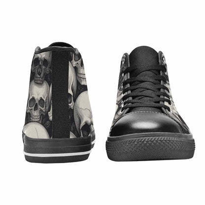 WOMEN'S Skulls - Classic High Top Canvas Vivid Shoes
