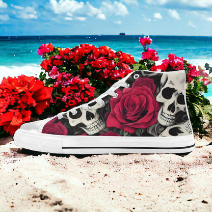 Celtic Silver Blue Custom WOMEN Bold Art - Freaky Shoes | Custom Art Sneakers