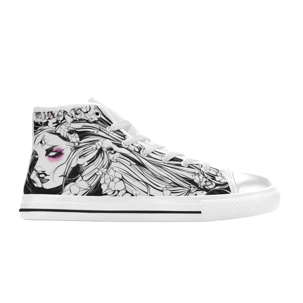 MEN'S Ink Art 2 Men’S High Top Canvas Grunge Shoes